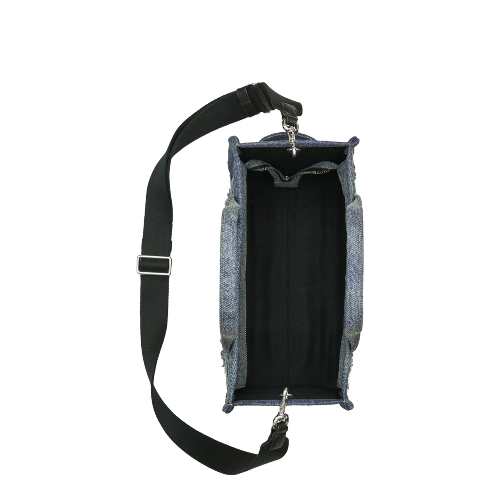 Denim Medium Rip And Repair Tote Bag - Image 3