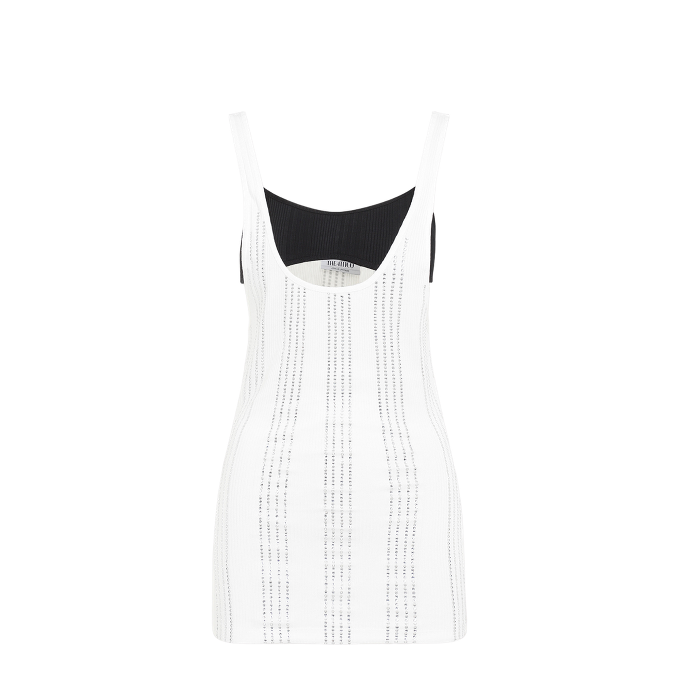 Flat Ribbed Jersey Tank Top - Image 1