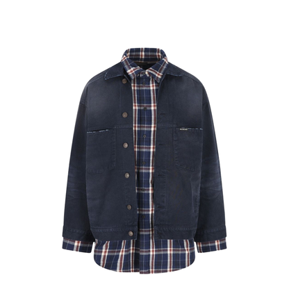 Dark Blue Denim Jacket - Image 1