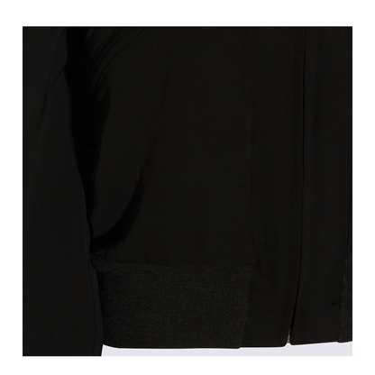 Black Zip-Up Jacket in Virgin Wool - Image 6