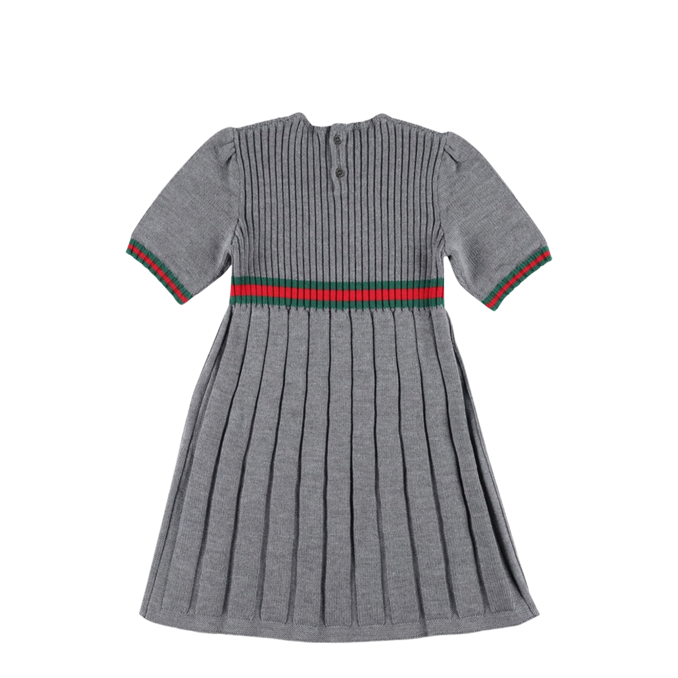 j s/s dress wo rib st/grey/ green/red - Image 2