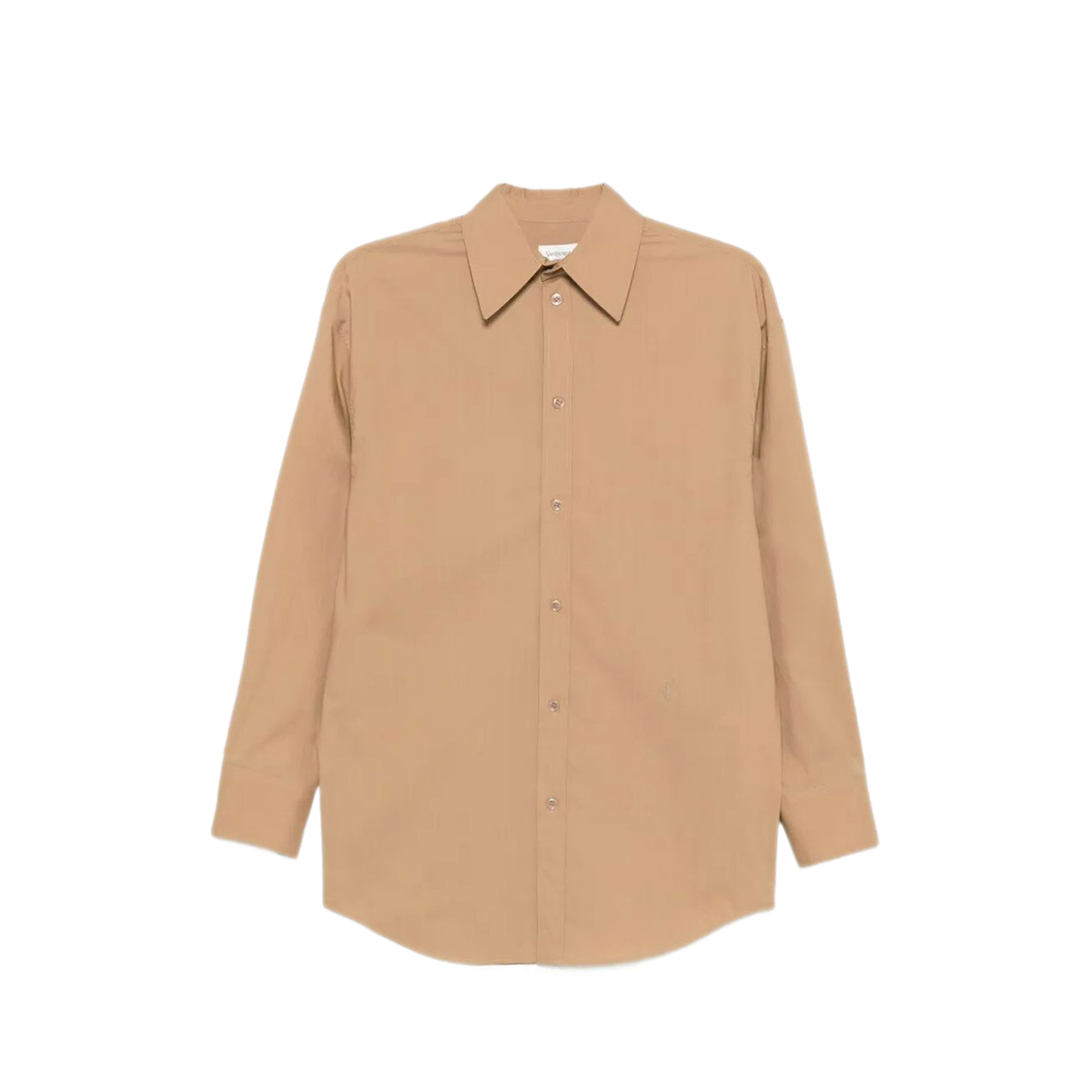 Cotton Poplin Shirt with Cassandre Embroidery - Image 1