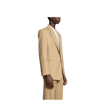 Wool Gabardine Single-Breasted Jacket - Image 3
