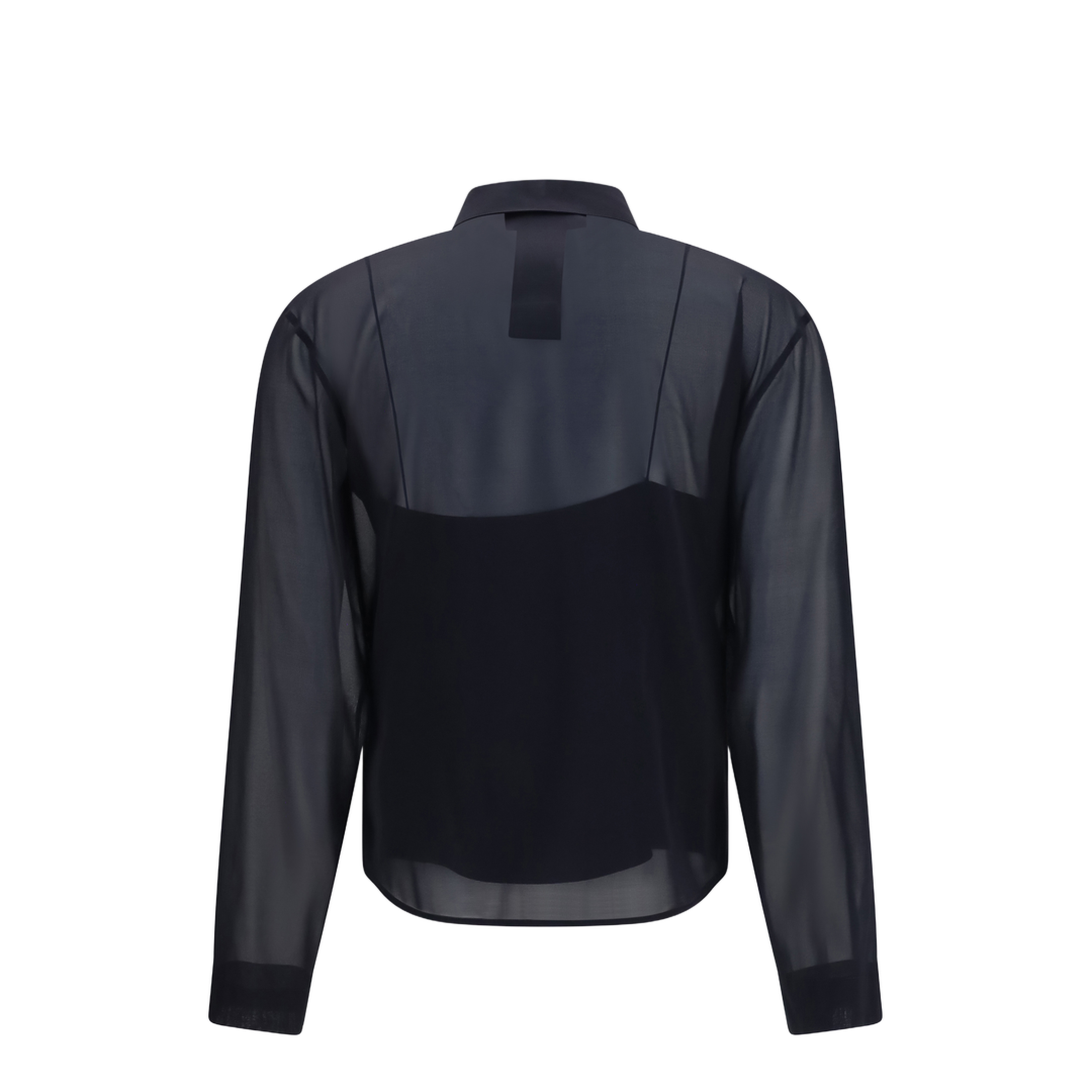 Stretch Silk Chiffon Shirt - Image 2