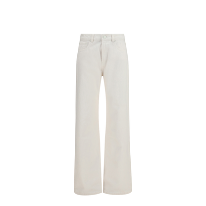 High-rise straight-leg Jeans in cotton - Image 1
