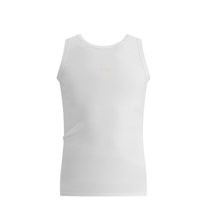 Skull-Embroidered Tank Top - Image 1