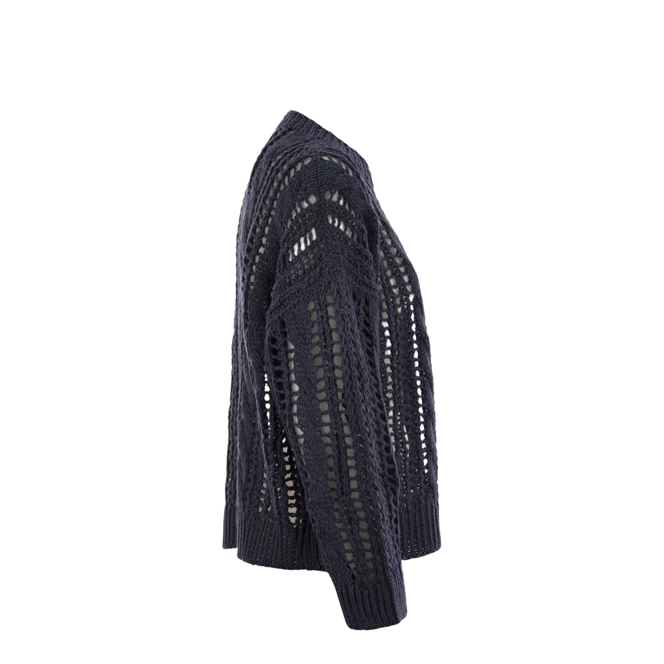Cable & Mesh Jute and Cotton Jersey - Image 2