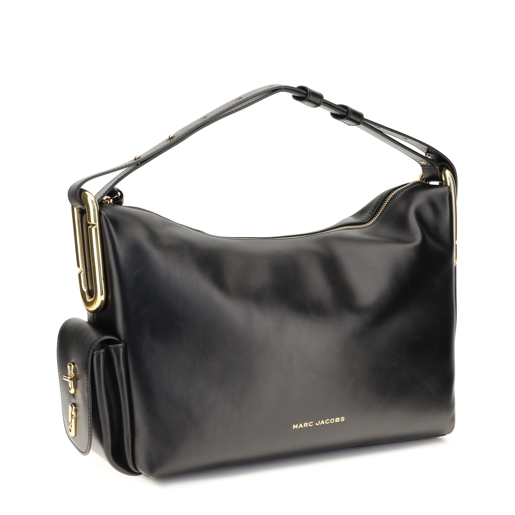 Scene Large Calf Leather Shoulder Bag - Cloud White - Image 2