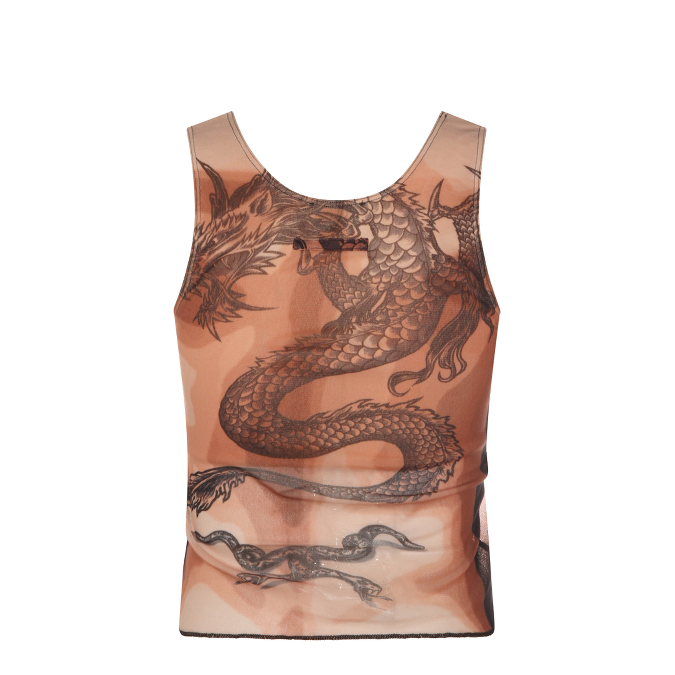 Safe Sex Tattoo Print Top - Image 3