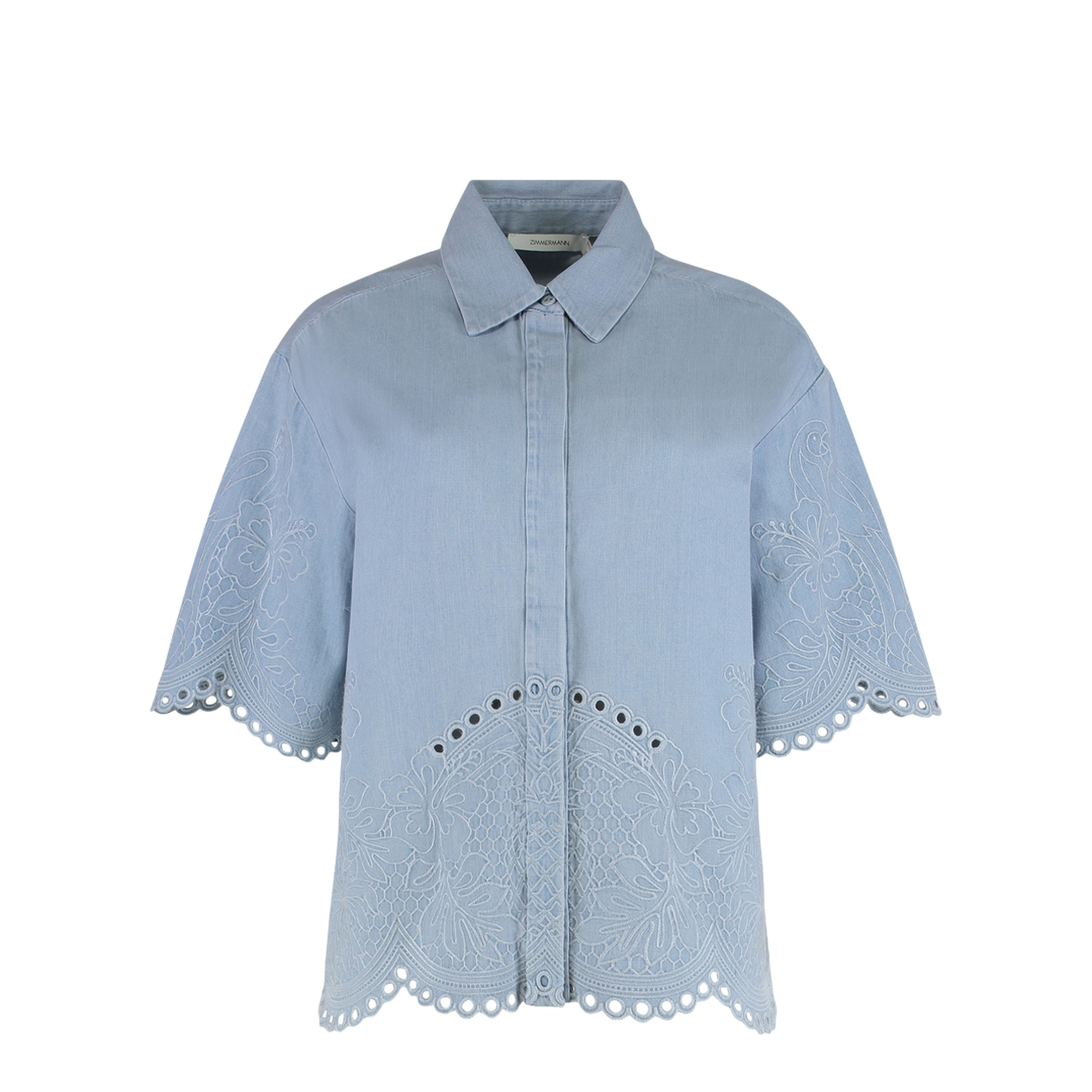 Daylight Embroidered Denim Shirt - Image 3