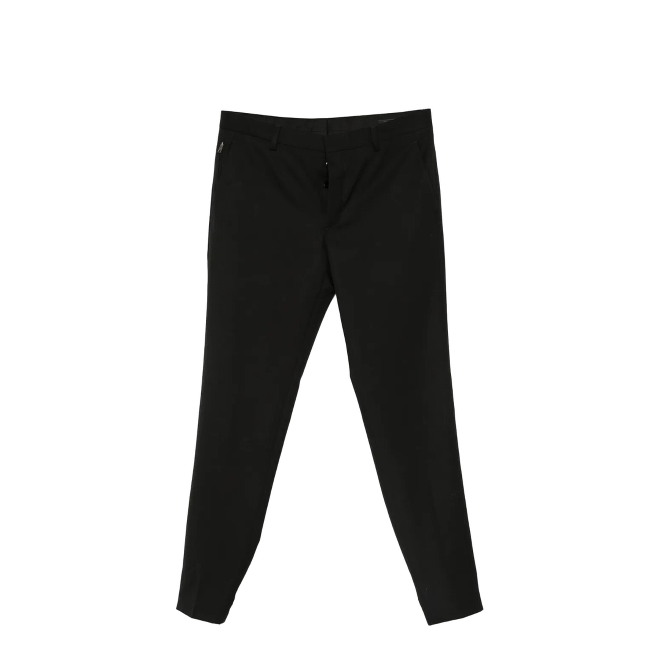 Straight Leg Wool Trousers - Image 1
