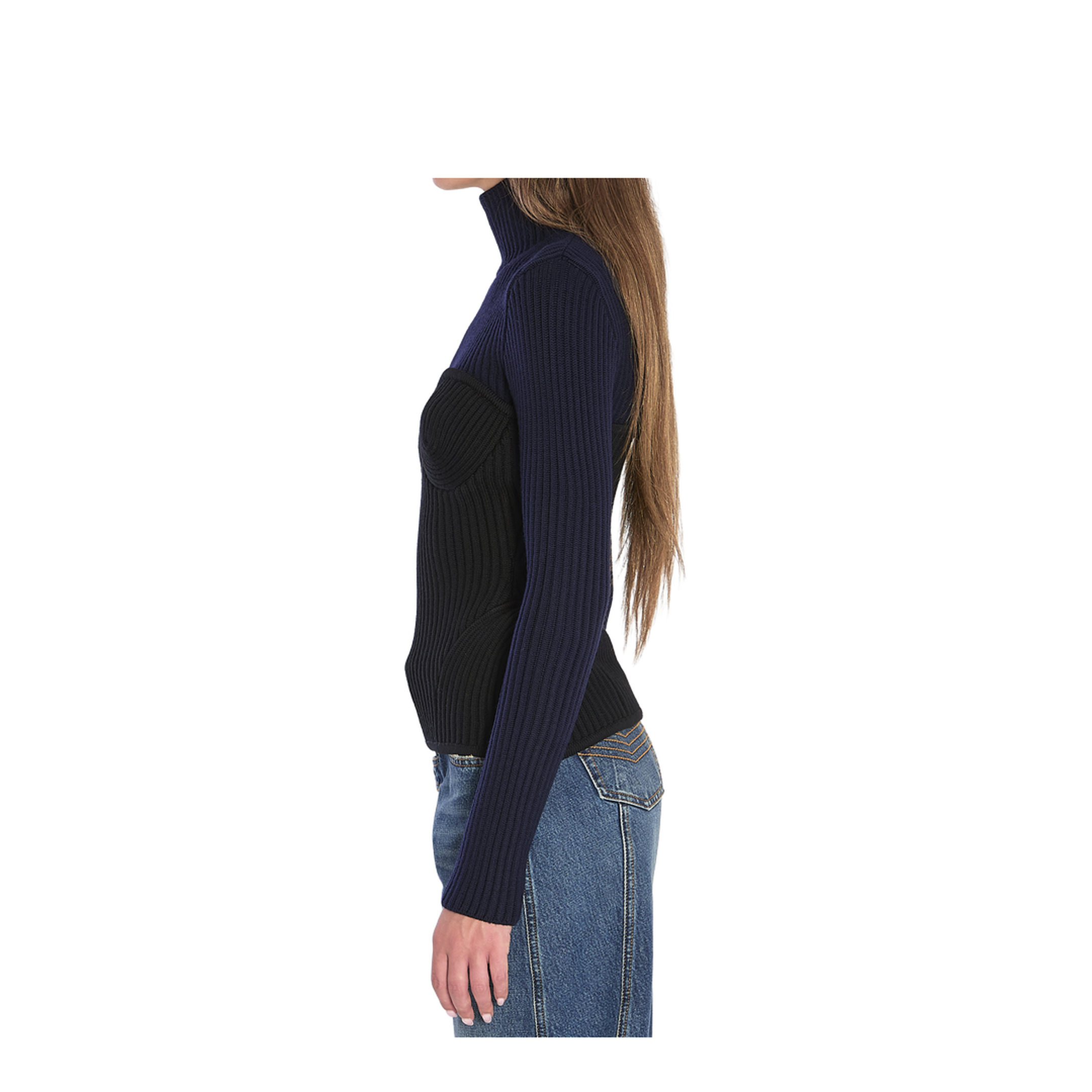 Ribbed Knit Pullover - Image 3