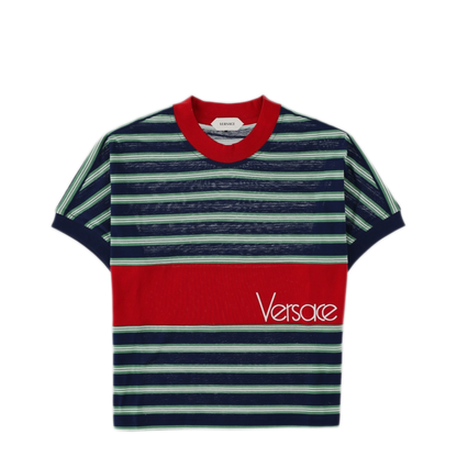 T-Shirt with Striped Pattern - Image 1