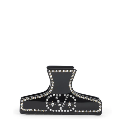 Black Resin Hair Clip - Image 1