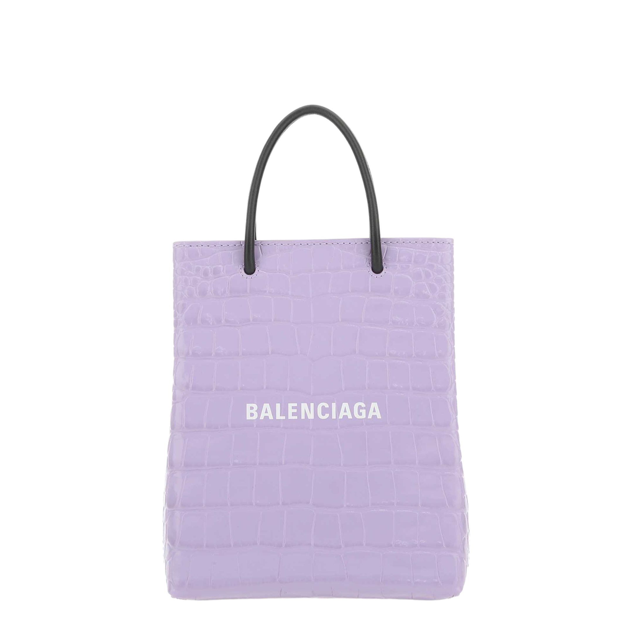 Logo Print Embossed Tote Bag - Image 1