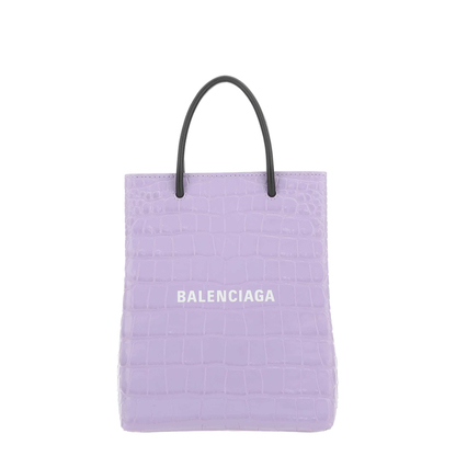 Logo Print Embossed Tote Bag - Image 1