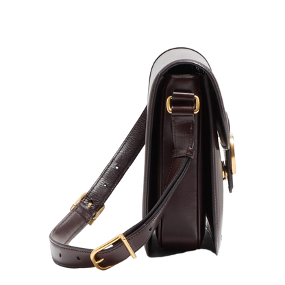 Dark Brown Leather 9to5 Shoulder Bag - Image 5