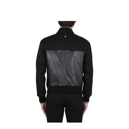 Leather Bomber Jacket - Image 3