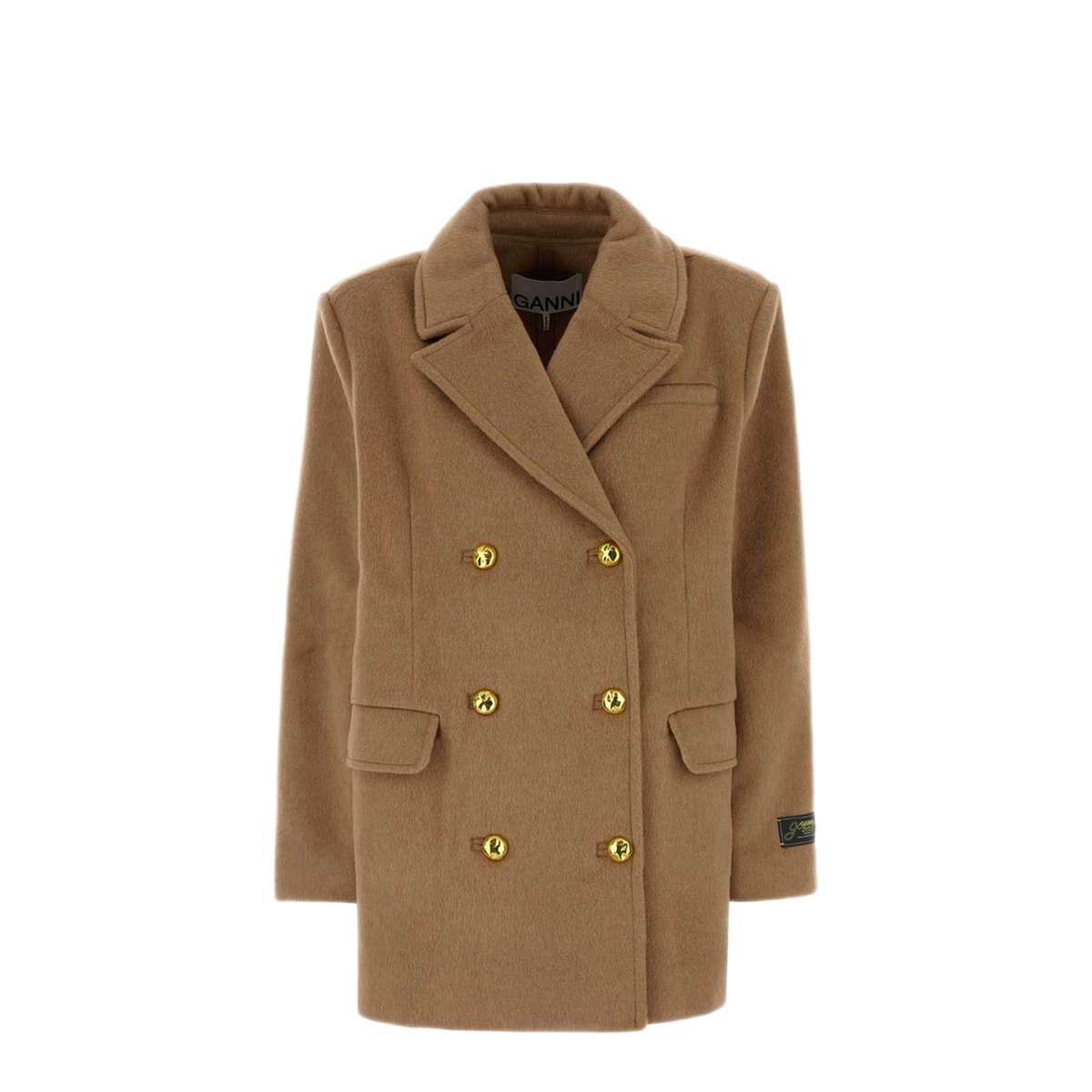 Double-Breasted Wool Blazer - Image 1
