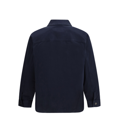 Cassandre Overshirt in Gabardine with Logo - Image 2