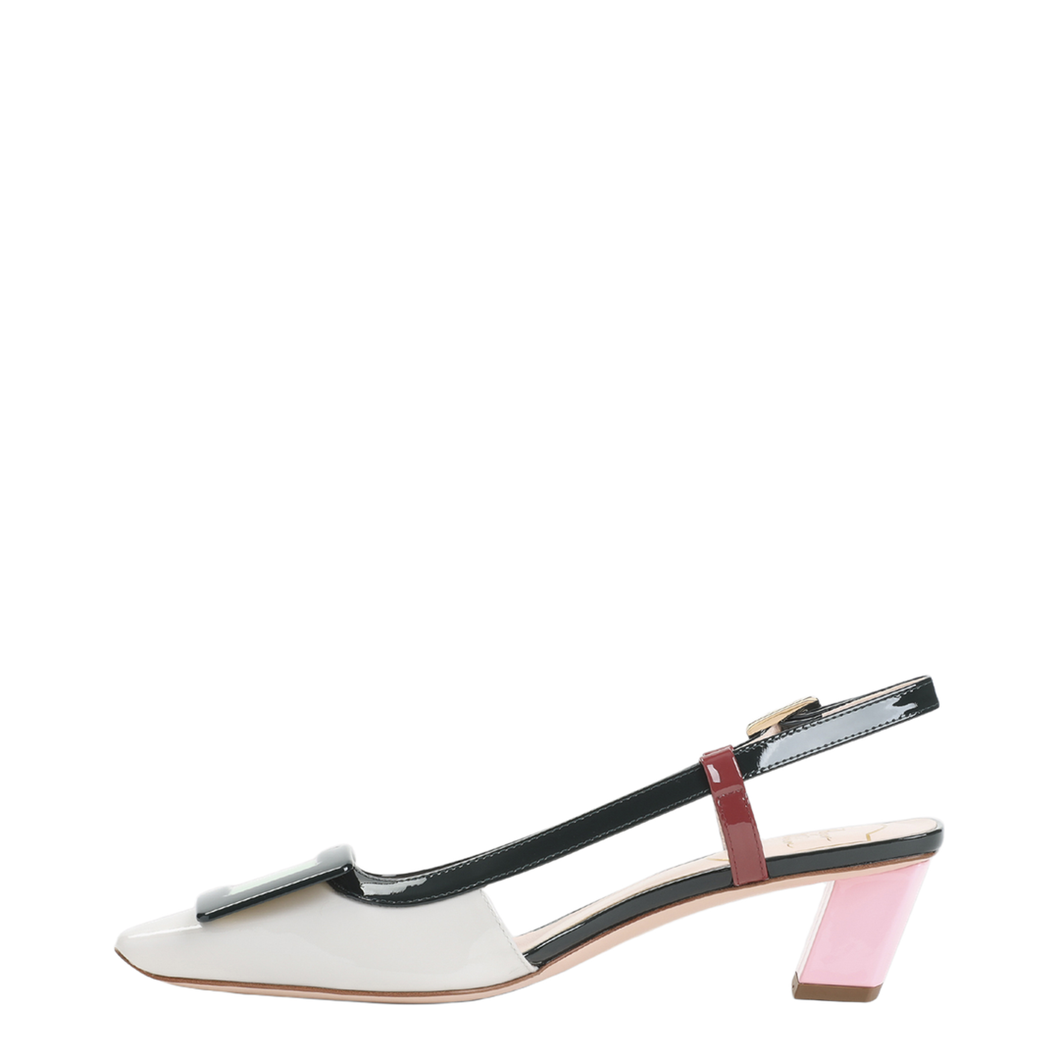 Lacquered Buckle 45 Pumps - Image 4