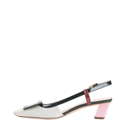 Lacquered Buckle 45 Pumps - Image 4