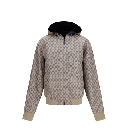 Reversible Zip Jacket in Cotton - Image 2