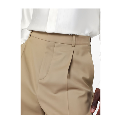 High-Waisted Pants in Wool Gabardine - Image 5