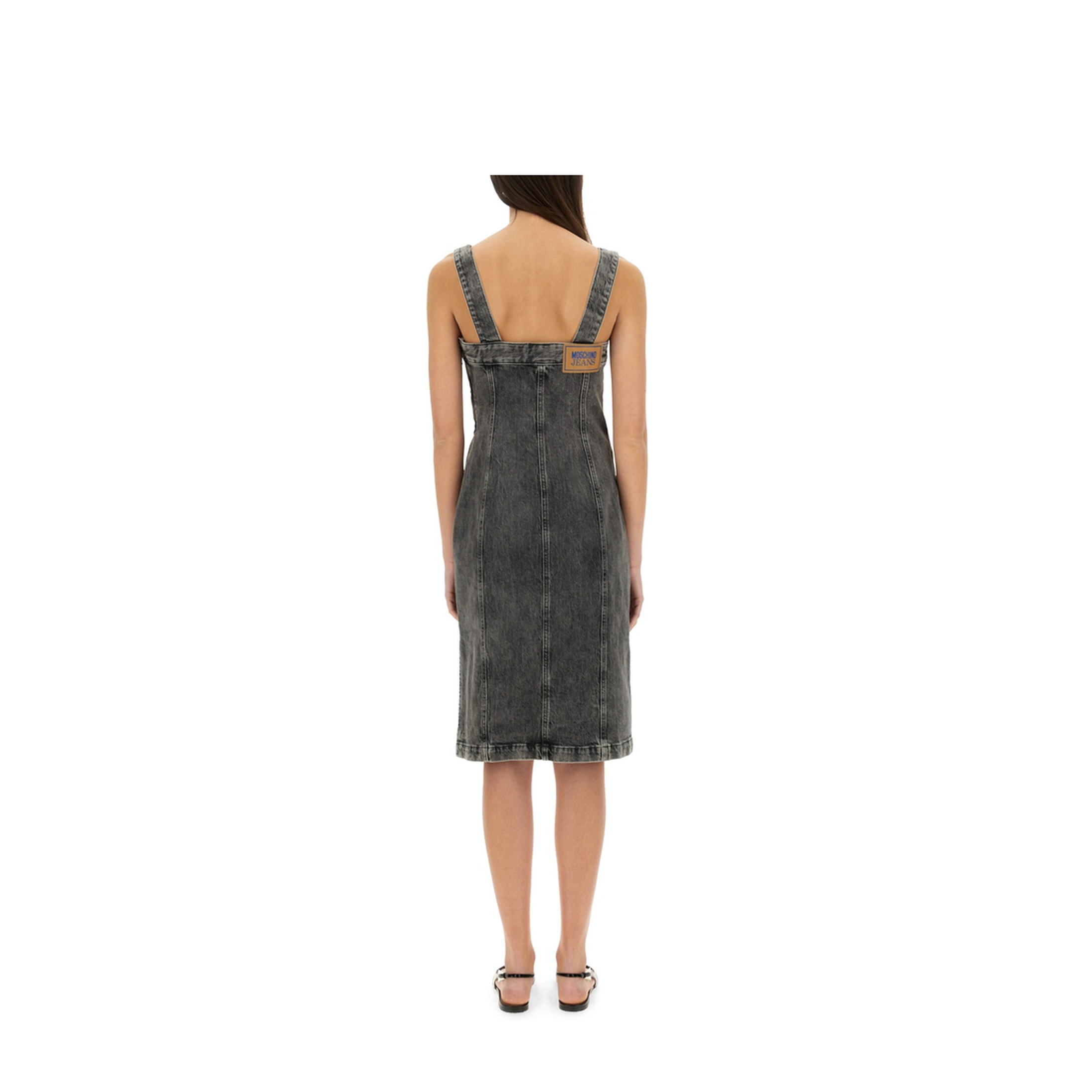 Denim Midi Dress - Image 3