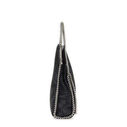 Falabella Fold-Over Shaggy Deer Tote Bag - Black - Image 15