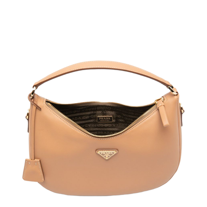 Medium Calfskin Hobo Bag - Naturale - Image 5