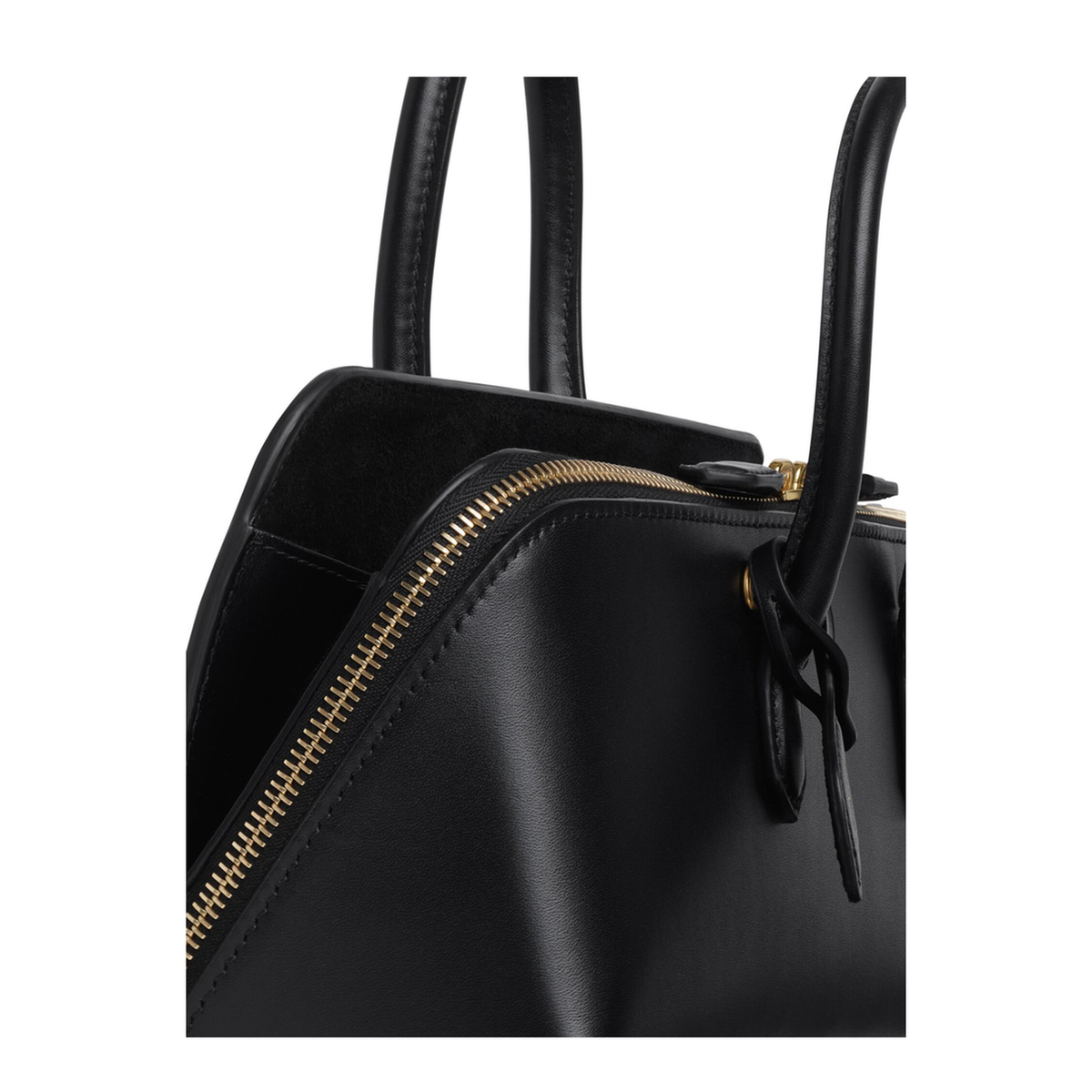 Delta Small Calfskin Handbag - Noir - Image 3