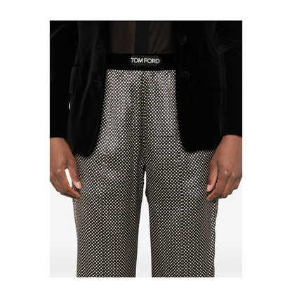 Polka Dot Signature Silk PJ Pants - Image 3