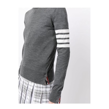 Wool 4-Bar Relaxed Pullover - Image 2