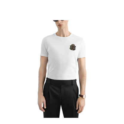 Cotton T-Shirt with Logo Crest - Image 9