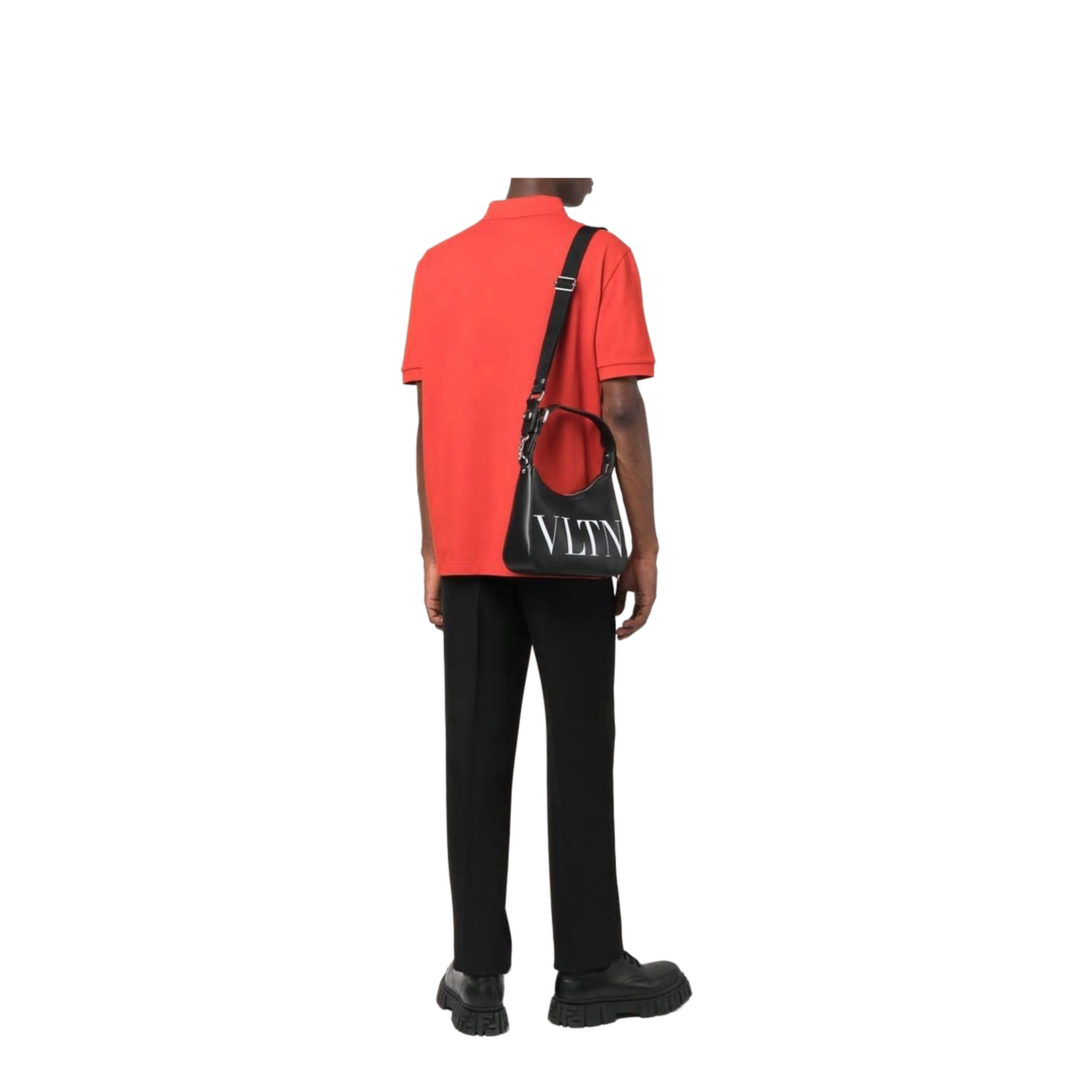 Black Leather Handbag - Image 4