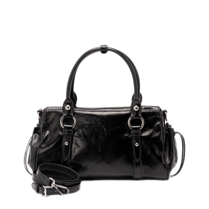 Medium Calfskin Handbag - Black - Image 2