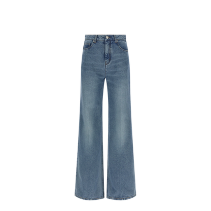 Cotton Flared Jeans - Image 3
