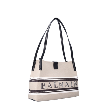 Release Small Canvas Leather Tote - Natural/Cream - Image 2