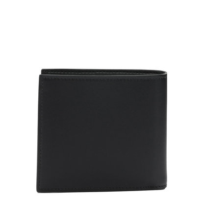 Alexander McQueen McQueen Bifold Wallet With Logo In Black Calfskin - Image 3