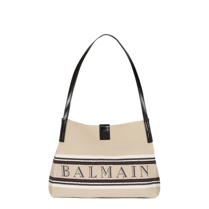 Release Small Canvas Leather Tote - Natural/Cream - Image 1