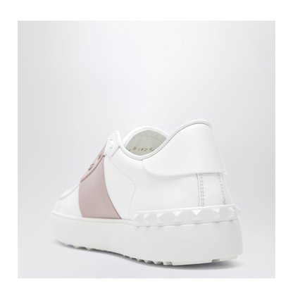 Open Sneakers in White/Antique Pink - Image 2