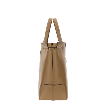 Tod’s Di Bag Folio Small Leather Shopping Bag - Cappuccino - Image 7