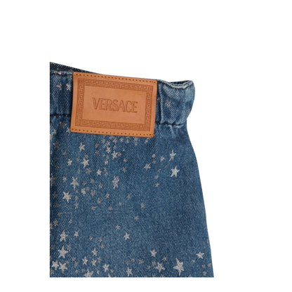 Glitter Denim Skirt - Image 3