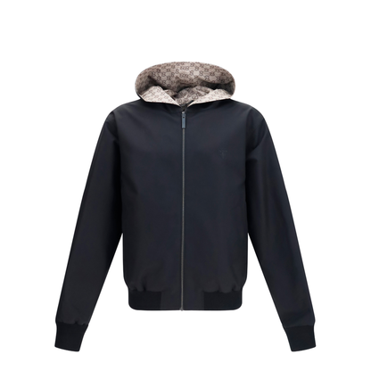 Reversible Zip Jacket in Cotton - Image 1