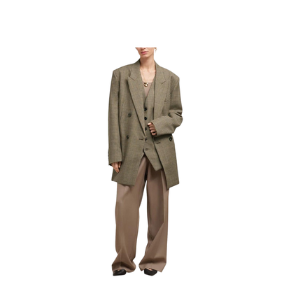 Virgin Wool Blazer Pied de Poule Motif - Image 4