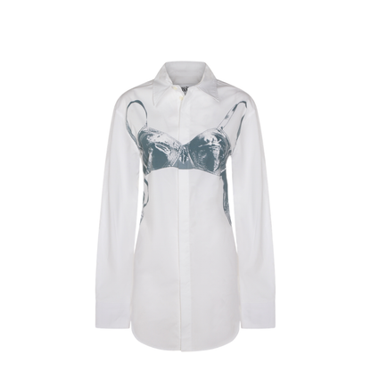 Scanned Bra Print Shirt - Image 1