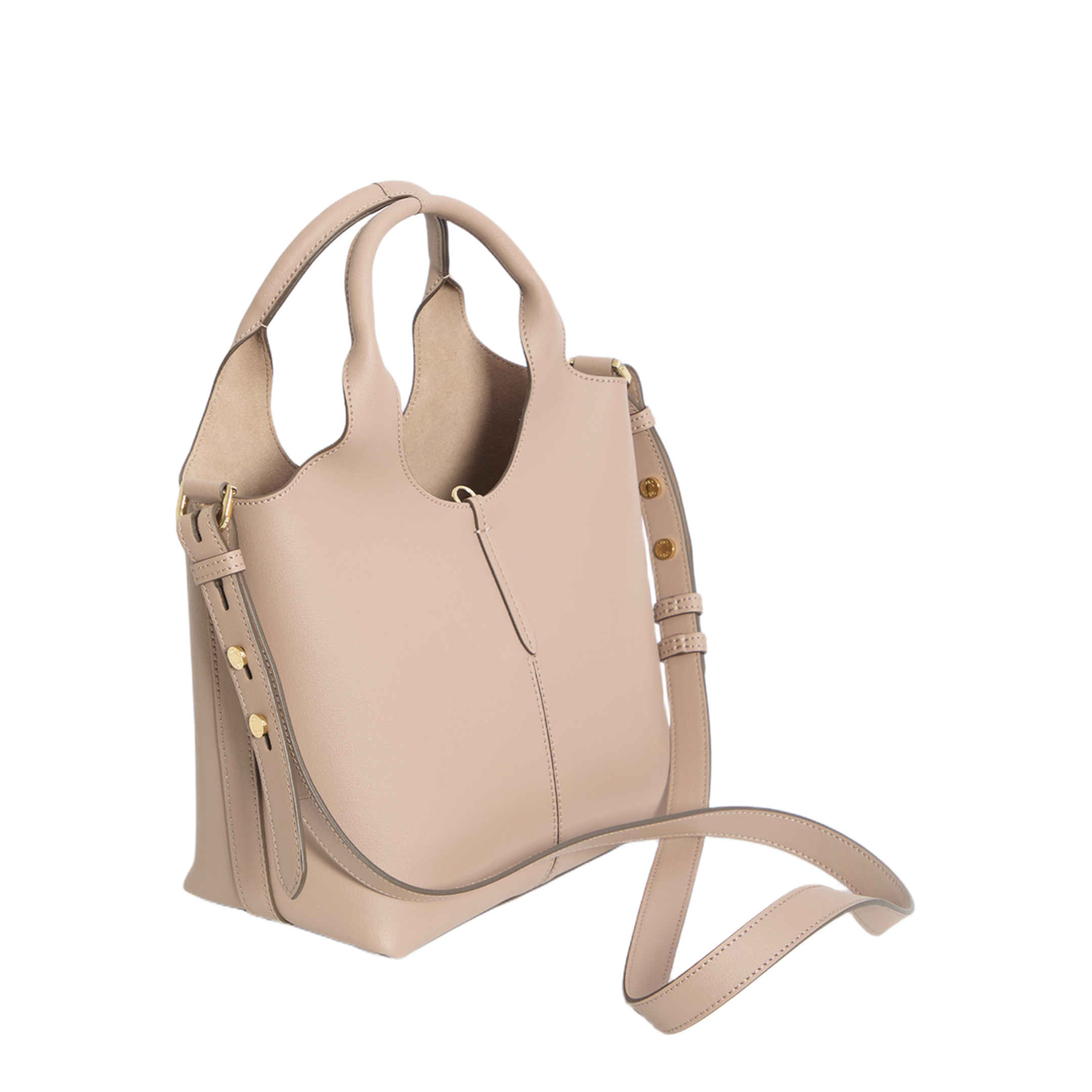 EBR Mini Calfskin Tote Shopping Bag - Natural - Image 2