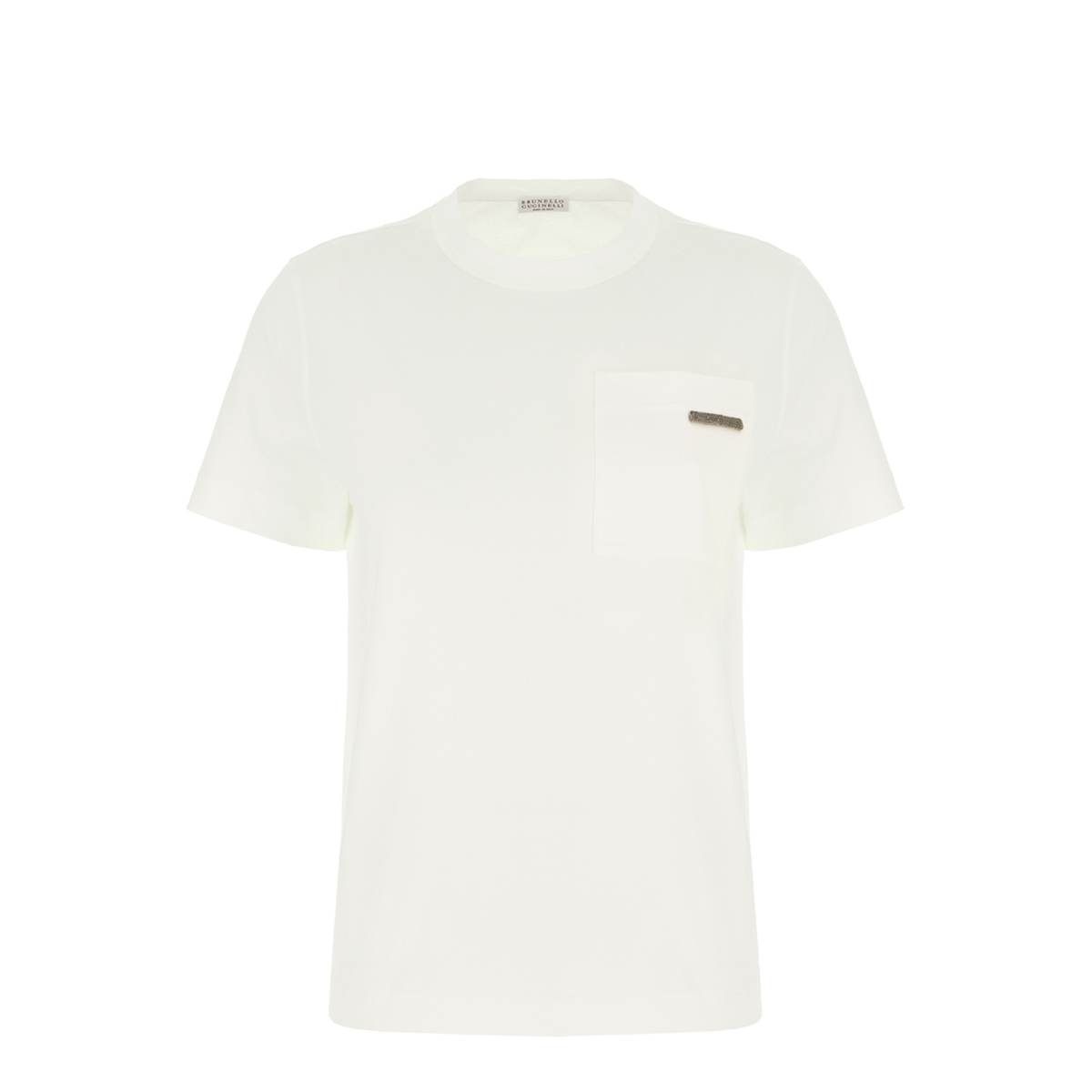 Pocket-Detail T-Shirt White - Image 1