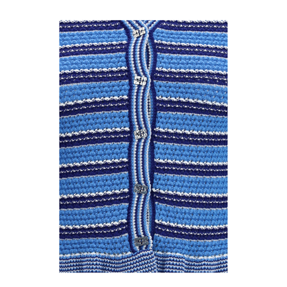Striped Cotton Cardigan - Image 3
